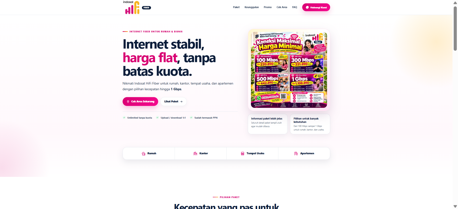 Indosat HiFi Fiber