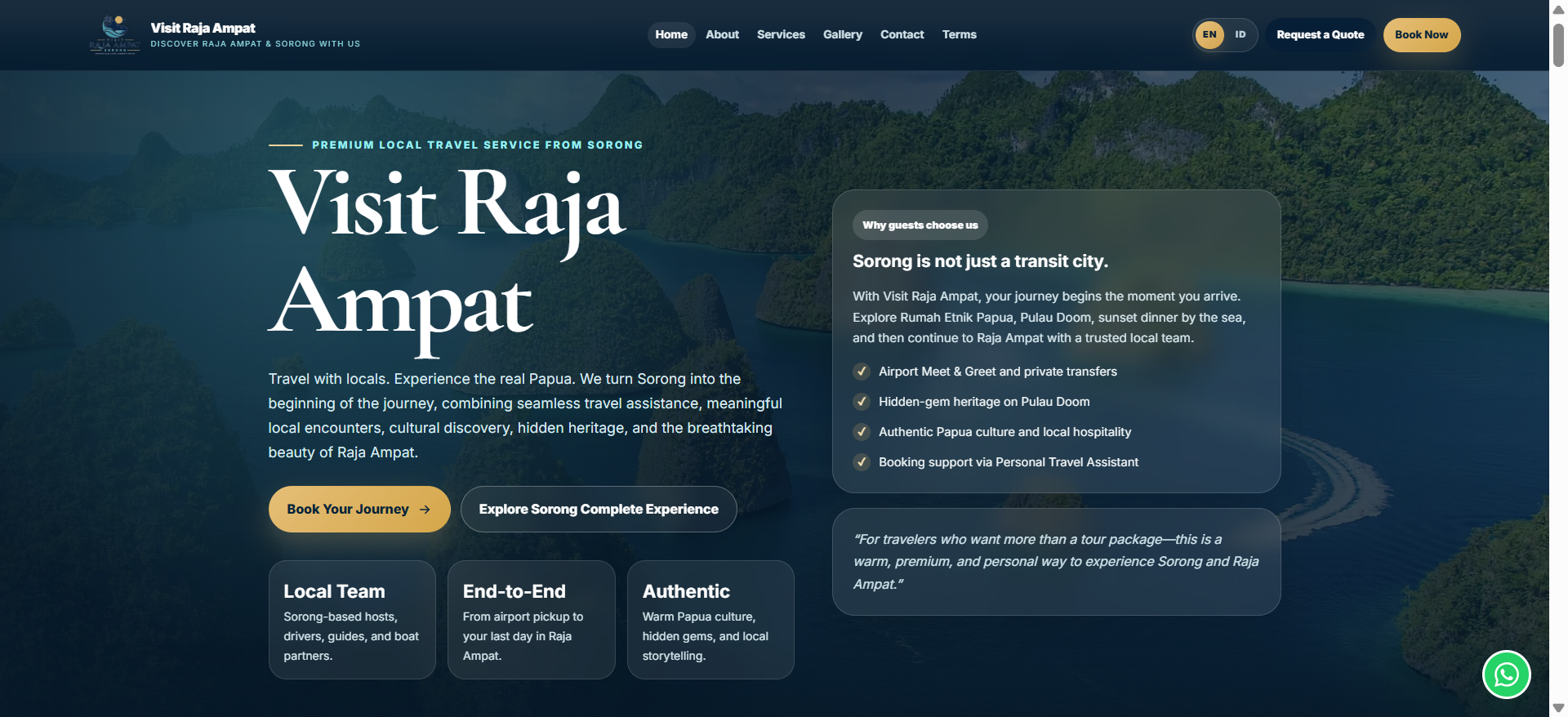 Visit raja ampat